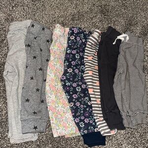 12 month baby girl pants bundle 7 pairs